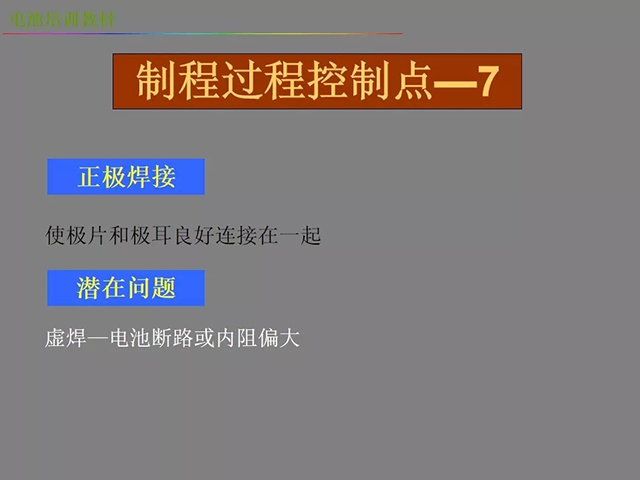 鋰電池廠家詳解：鋰電池生產(chǎn)工藝注意問題（圖）